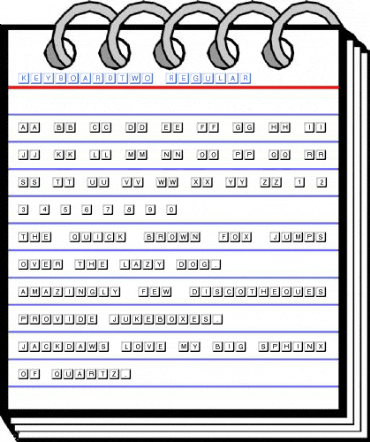 KeyboardTwo Regular Font
