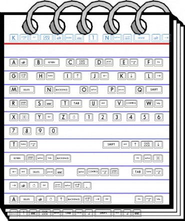Keycaps 1 Font