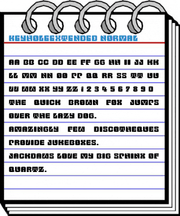 KeyholeExtended Normal Font