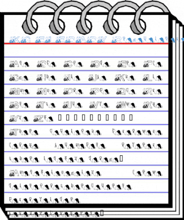KG ELEBABY Regular Font