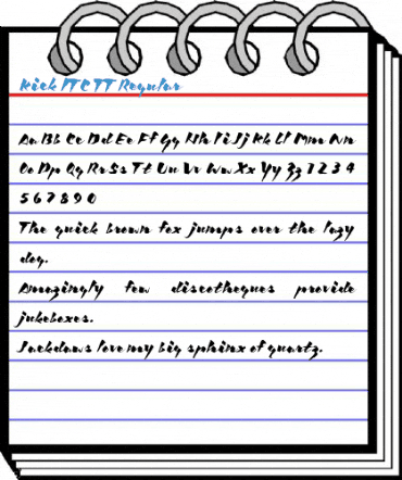 Kick ITC TT Regular Font