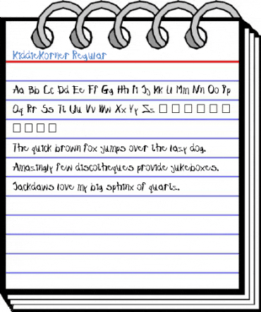 KiddieKorner Regular Font