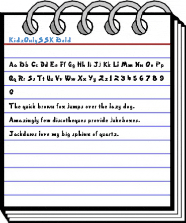 KidzOnlySSK Font