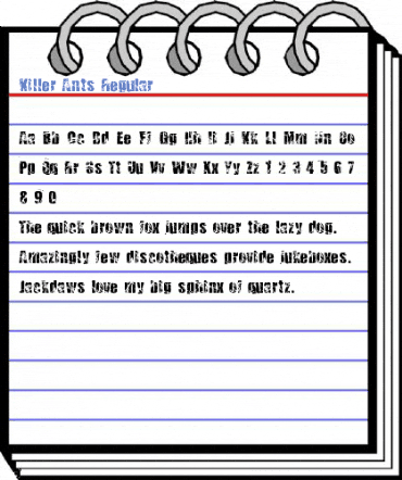 Killer Ants Regular Font