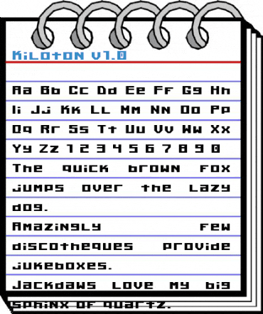 Kiloton v1.0 Font