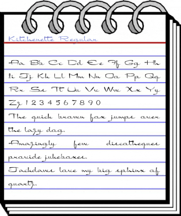 Kitchenette Regular Font