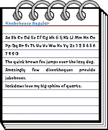 Knobcheese Regular Font