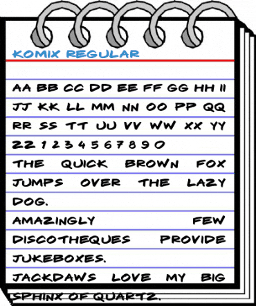 Komix Regular Font