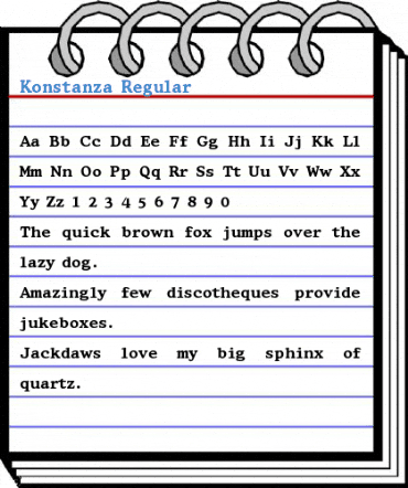 Konstanza Regular Font