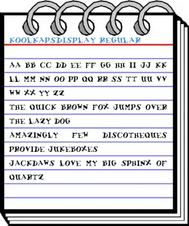 KoolKapsDisplay Regular Font