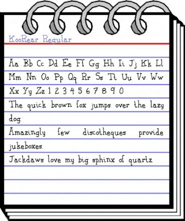 KooRear Regular Font