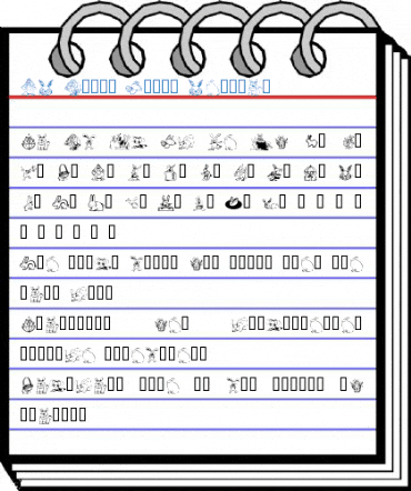 KR Bunny Dings Regular Font