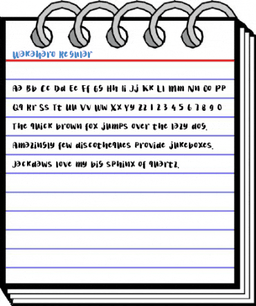 Wakaharo Regular Font