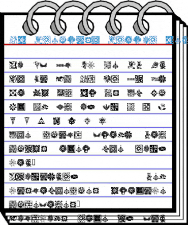 KR Fleurish Floral Regular Font