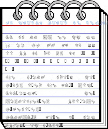 KR Floral Color Me Regular Font