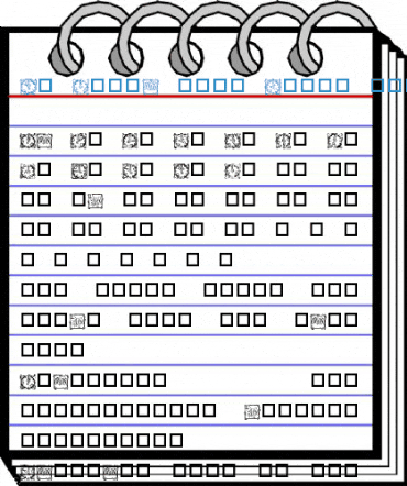 KR Lotsa Time Dings Regular Font