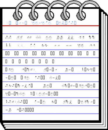KR Snow People Regular Font