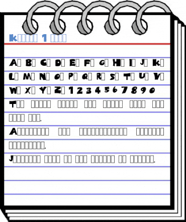 Kramer 1 Font