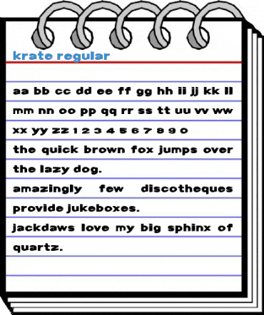 Krate Regular Font