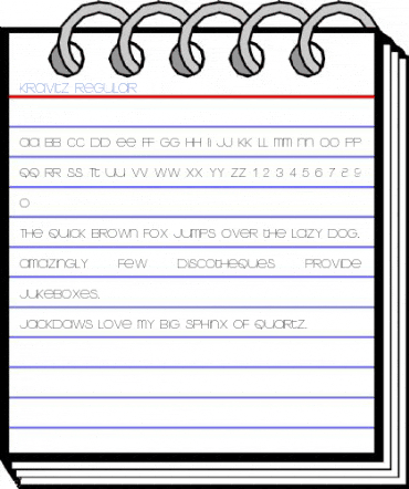 Kravitz Regular Font