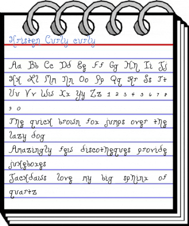 Kristen Curly curly Font