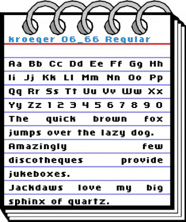 kroeger 06_66 Regular Font