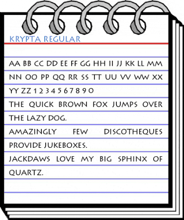 Krypta Regular Font