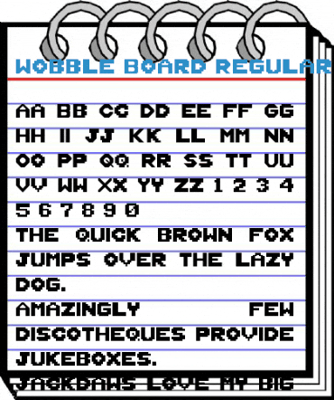 Wobble Board Regular Font