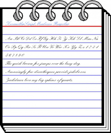 KuenstlerScriptMedium Regular Font