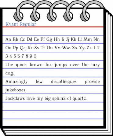 Kvant Regular Font