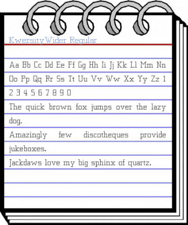KwersityWider Regular Font