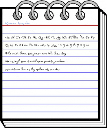 Kyanna Regular Font