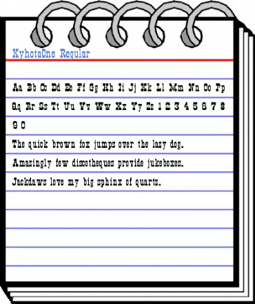 KyhotaOne Regular Font