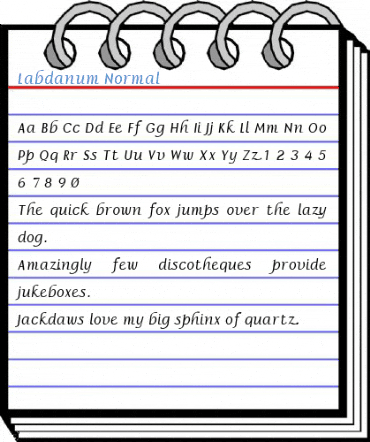 Labdanum Normal Font