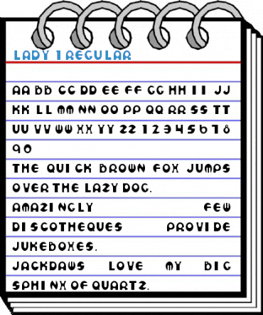 Lady 1 Regular Font