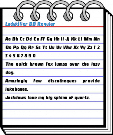 Ladykiller DB Regular Font
