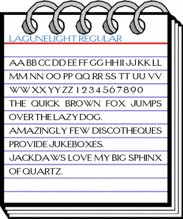 LaguneLight Regular Font