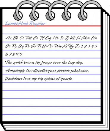 LamboHmk Regular Font