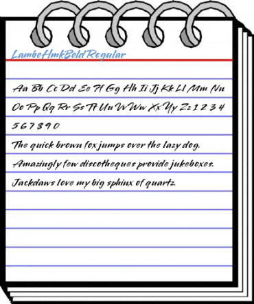 LamboHmkBold Regular Font