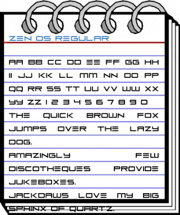 Zen Os Regular Font