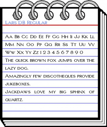 Lars DB Regular Font
