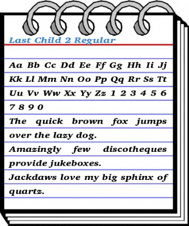 Last Child 2 Regular Font