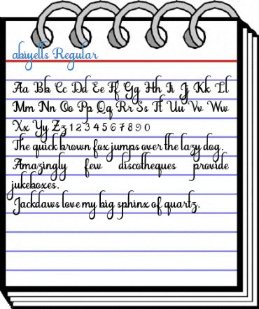 abiyells Regular Font