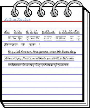 Latline Regular Font