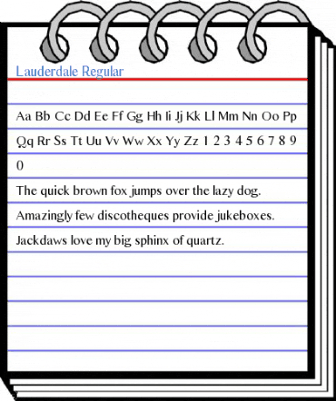 Lauderdale Regular Font