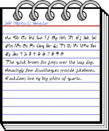 LD Hypnosis Regular Font