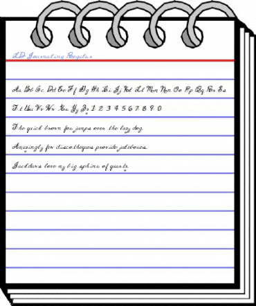 LD Journaling Font