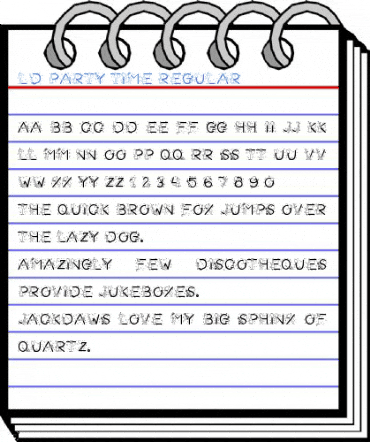 LD Party Time Regular Font