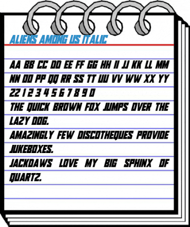 Aliens Among Us Font