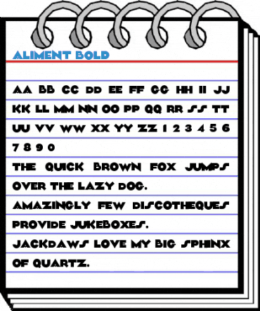 Aliment Bold Font
